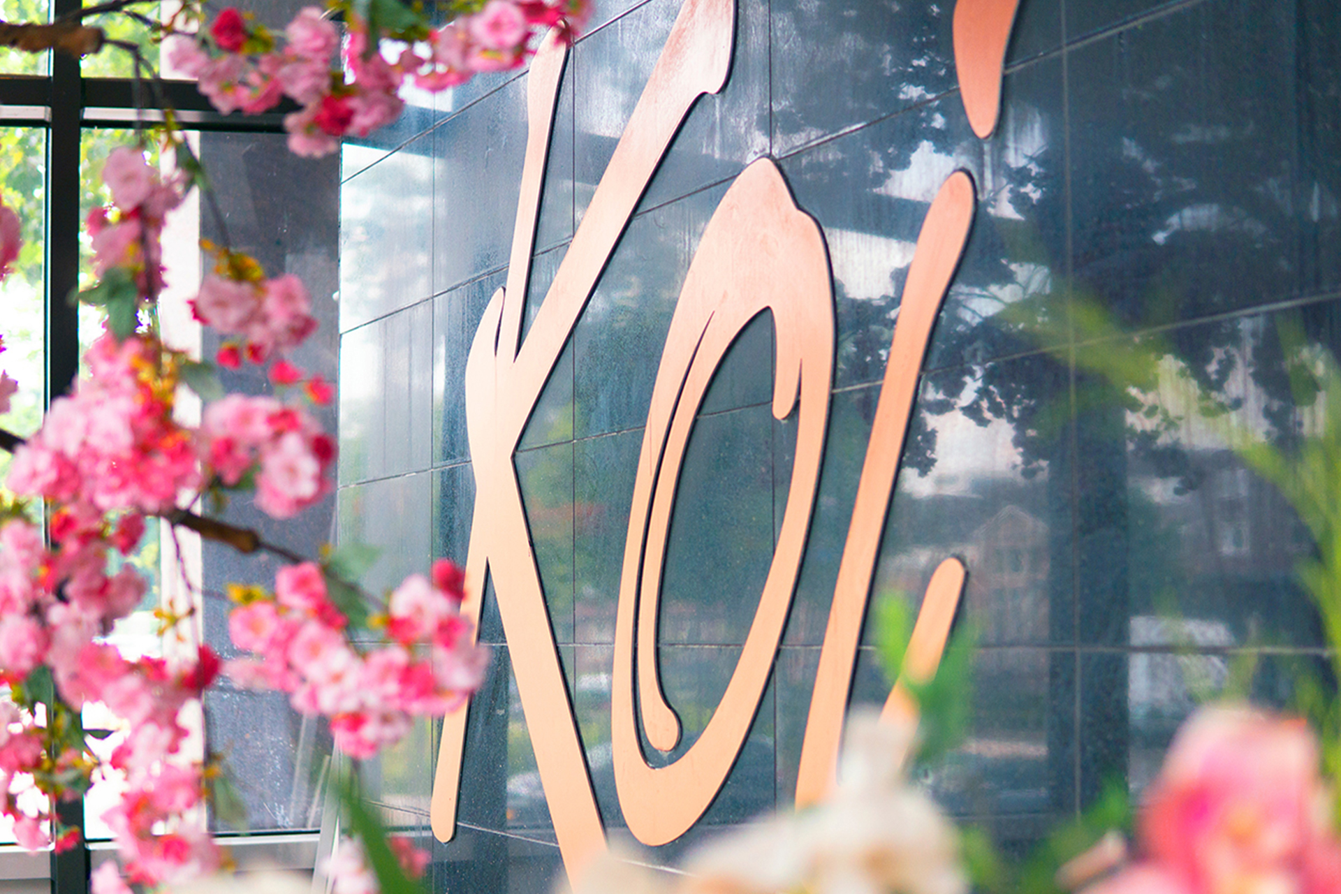 Banner reserveren Koi